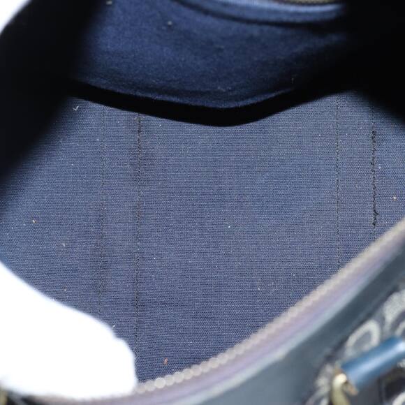 CELINE C Macadam Canvas Hand Bag Navy - Picture 11 of 16